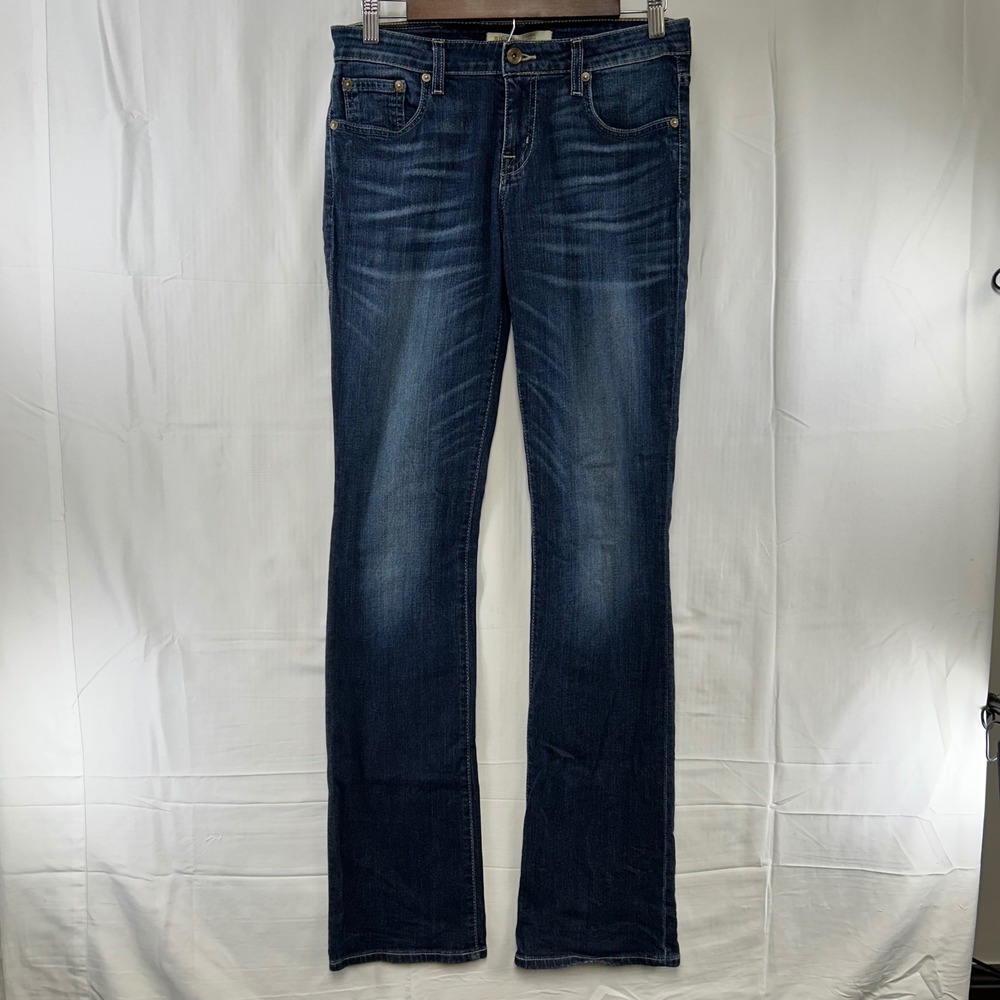Big Star Maddie Bootcut Jeans Womens 26XL Dark Wash Low Rise Long Inseam